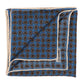 "Vintage Print - Milano 1971" Bandana Made of Wool and Silk - Hand-Rolled