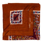 "Grande Paisley Astratto" Scarf Made of Wool and Cashmere - Hand-rolled