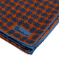 Bandana "Vintage Print - Milano 1971" made of Wool and Silk - Hand-Rolled