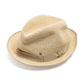 SUPERDUPER x MJ: Hat "HOBO Plain" made from Raffia Crochet Straw - handmade