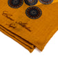 "Medaglioni Rotondi" pocket square made of a luxurious wool blend—hand-rolled