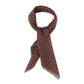 Bandana "Vintage Print - Milano 1971" made of Wool and Silk - Hand-Rolled