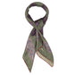 "Grande Paisley Stampato" square scarf made of pure silk—hand-rolled