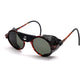 Sunglasses "HERON OCEAN Tortoise" with Green Lenses - Handcrafted