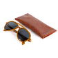 Sunglasses "ELMORE Dark Tortoise" with Gray Lenses - Handcrafted