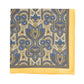 Patterned Pochette made of pure English Silk - hand-rolled