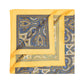 Patterned Pochette made of pure English Silk - hand-rolled