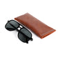 "HOWLIN Black" Sunglasses with Green Lenses - Handcrafted