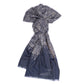"SHIMLA" scarf made of the finest hand-embroidered pashmina cashmere—entirely handmade