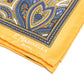 Patterned Pochette made of pure English Silk - hand-rolled