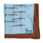 MJ Exclusive: Pocket Square "Banco di Sardine" made from pure Silk - handmade