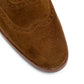 Oxford "Full Brogue" made of Tobacco Brown Suede - pure handwork