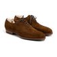 Oxford "Full Brogue" made of Tobacco Brown Suede - pure handwork