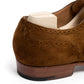 Oxford "Full Brogue" made of Tobacco Brown Suede - pure handwork