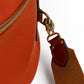 Travel Bag "Banana Bag" made of Cotton Canvas and Saddle Leather - handmade