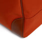 Travel Bag "Banana Bag" made of Cotton Canvas and Saddle Leather - handmade