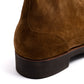 Boot "Full-Derby" made of Tobacco Brown Suede - purely handmade