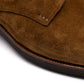 Boot "Full-Derby" made of Tobacco Brown Suede - purely handmade