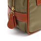 Toiletry Bag "Travel Beauty" made of Felisi Nylon and Saddle Leather - Handcrafted