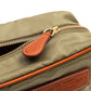 Toiletry Bag "Travel Beauty" made of Felisi Nylon and Saddle Leather - Handcrafted