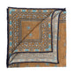 Pocket Square "Piazze Danzanti" made of Cotton, Silk and Linen - hand-rolled
