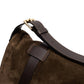 Shoulder Bag "Satchel Bag" made of Suede and Saddle Leather - Handcrafted