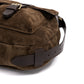 Shoulder Bag "Satchel Bag" made of Suede and Saddle Leather - Handcrafted