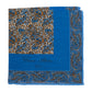 Pocket Square "Paisley Incrati" made of Cotton, Silk and Linen - Hand-rolled