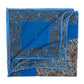 Pocket Square "Paisley Incrati" made of Cotton, Silk and Linen - Hand-rolled