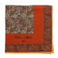 Pocket Square "Paisley Incrati" made of Cotton, Silk and Linen - Hand-rolled