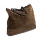 Bag "New Travel Tote" made of Suede and Saddle Leather - Handcrafted