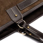 Bag "New Travel Tote" made of Suede and Saddle Leather - Handcrafted