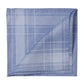 Blue patterned cotton handkerchief