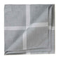 Gray handkerchief "Symphony" in cotton - hand-rolled