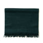 MJ Exclusive: Dark Green Scarf "Classic Plain" made of Scottish Cashmere