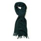 MJ Exclusive: Dark Green Scarf "Classic Plain" made of Scottish Cashmere