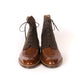 Norvegian Derby-Boot made of brown calfskin "Russian Calf"