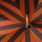 Striped Umbrella "Lord" with Wooden Handle made of Bamboo