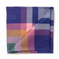 Colorful patterned cotton pocket square "Aspen"