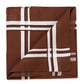 Brown handkerchief "Picasso" made of pure cotton