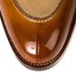 Derby "Norvegian Spectator" made of Cognac-Colored Calfskin with Suede Details - purely handmade