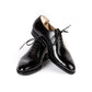 Oxford "Seamless" made of black hand-crafted calfskin - purely handcrafted