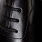 Oxford "Seamless" made of black hand-crafted calfskin - purely handcrafted