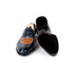 Loafer "French Spectator" made of Hand-Dyed Calfskin - purely handmade