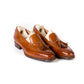 Tassel loafer made of cognac-colored calfskin - purely handcrafted