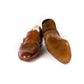 Loafer "Monk Strap Fringes" made from Hand-Dyed Calfskin - pure handwork