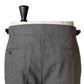Grey Trousers "Fresco Contori" made of English Wool - purely handmade