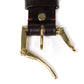 Croots x MJ: Brown Belt "Fireman" made of Saddle Leather with Quick Release Brass Buckle