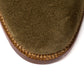 Monk "Classic" made of olive green suede - purely handcrafted