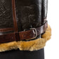 Chapal Paris x MJ: Aviator Jacket "Bomber B1" made from grown Shearling - handmade